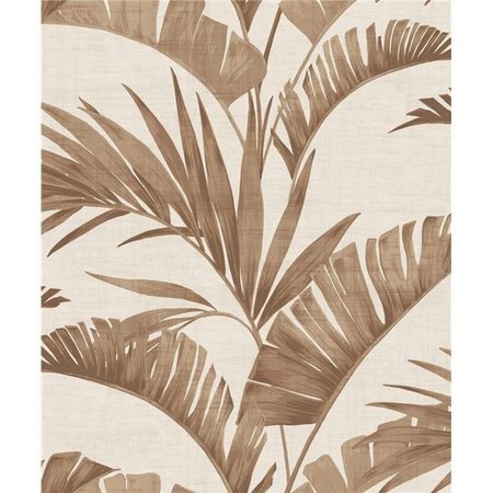 ARTHOUSE Arthouse 610602 Banana Palm Non-Woven Wallpaper; Coffee 610602